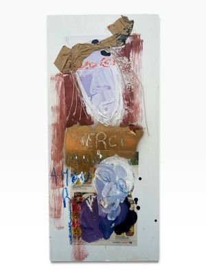 a picture of a painting on the wall of a room
