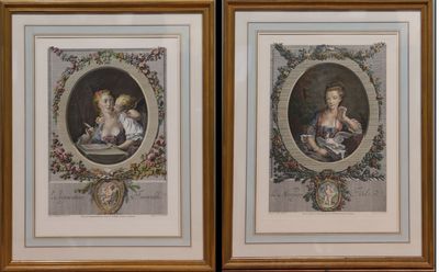 Louis-Michel HALBOU (1730-1809) d'après Jean-Honoré FRAGONAR…