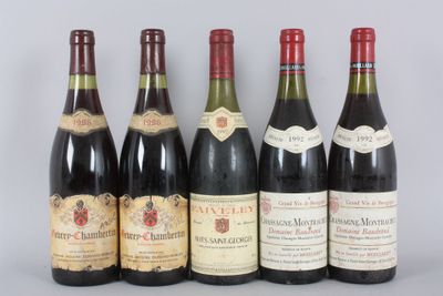 2 B GEVREY-CHAMBERTIN (e.t.h avec inscriptions manuscrites; …