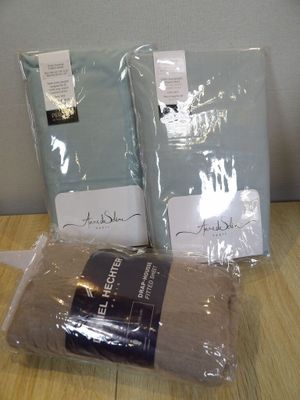 two items that are sitting on a wooden table