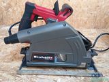 an image of a corded circular saw on a wooden surface