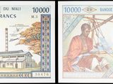 trois billets de banque différents sur lesquels figurent les portraits d'une femme et d'un homme