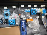 many items on the shelf in the store for sale
