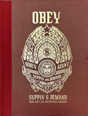 the cover of the book, obey supply and demand the art of shepard pare