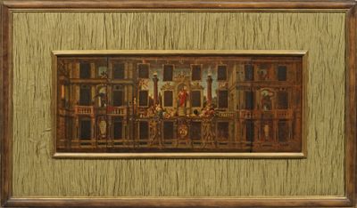 une image représentant un tableau d'un bâtiment sur lequel figure une horloge