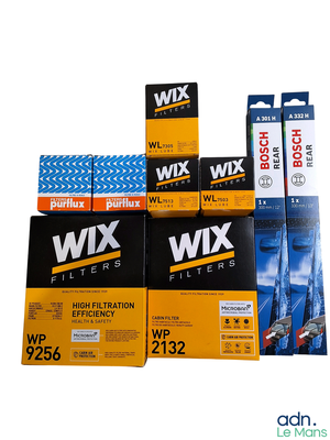le pack contient de nombreux types de filtres Wix différents