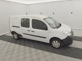 a white van that is parked in a room