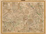 une vieille carte de la ville de New York, de l'État de New York et de New York