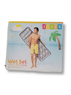 INTEX - Matelas gonflable de piscine - 188 x 71 cm - Design …