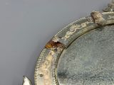 un miroir sur lequel figure un oiseau et un oiseau sur le miroir