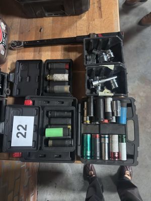 a black case with a lot of tools inside of it