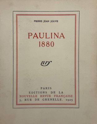 the front cover of a book with a red and white title