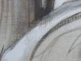 a picture of a painting of a horse in the snow
