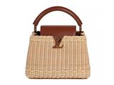 louis vu vu straw bag