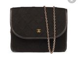 Sac à bandoulière Chanel noir à chaîne