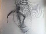 une image représentant une photo en noir et blanc d'un motif en spirale
