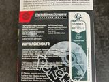 a close up of the back of a pokemon trading card