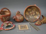 many items that are sitting on the table together