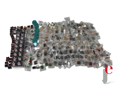 a picture of a pile of assorted items on a white surface