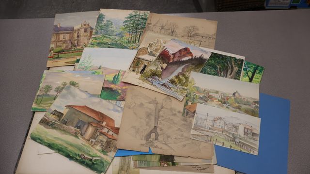 Aquarelles et dessins