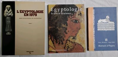 Egyptologie : 1 lot de 4 livres.