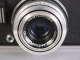 a close up view of a camera with a lens on it