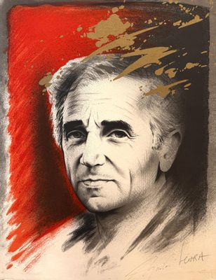 Daniel SCIORA (1945-2016) Charles AZNAVOUR