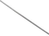 a close up of a silver chain on a white background