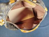 louis vuitton monogram canvas and leather shoulder bag