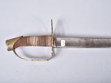 a picture of a very old looking knife on a white surface