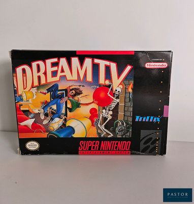 une vieille boîte de jeu Nintendo avec l'image d'un squelette à moto