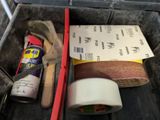 the contents of a tool box are neatly organized and ready to be used