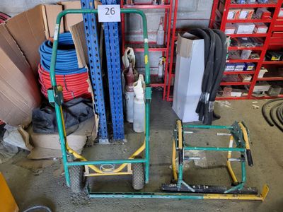 a picture of a cart with a lot of items in it