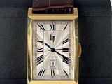 a close up of a wrist watch with roman numerals on it