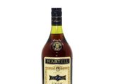 a bottle of martelli cognac brandy