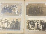 many old photos of people in this old photo album