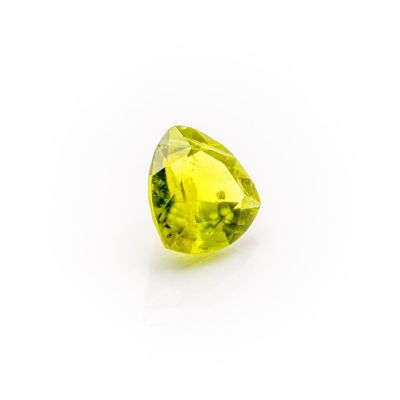 a yellow diamond on a white background