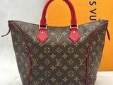 louis vuitton speedy mm monogram canvas with red trim