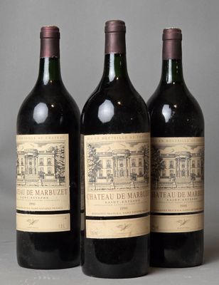 3 MG de Chateau de Marbuzet Saint Estephe 1990