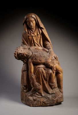 École rhénane vers 1500 Vierge de Pitié - Photo 1