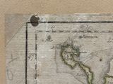an old map of the island of new jersey on a piece of paper