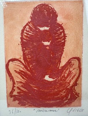une image représentant un tableau où l'on voit une personne assise sur une chaise