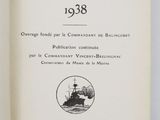 an open book with a picture of a ship on it