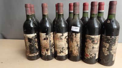 12 bouteilles Château Grand Corbin Despagne 1982 Saint Emili…