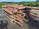 a pile of wood that is sitting on the ground