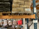 a lot of boxes on the shelves in the warehouse