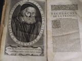 an old book with a picture of a man on it