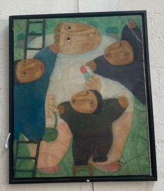 une image d'un tableau sur le mur d'un bâtiment