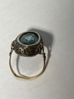 Très ancienne bague de collection à anneau d'or