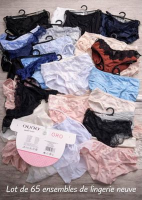 Lot de 6 ensembles de lingerie neufs